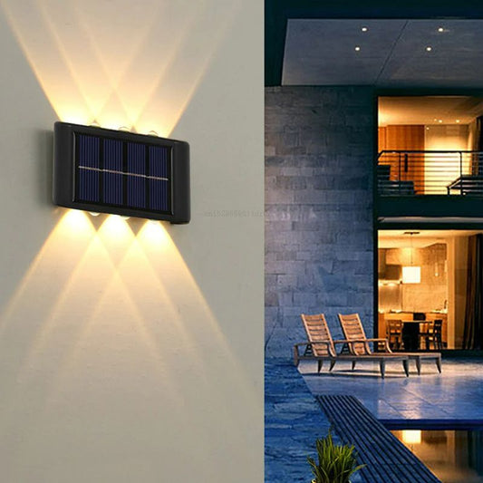 Buy One Get One Free - Solar-Powered LED Wall Light