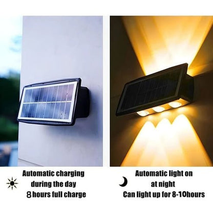 Buy One Get One Free - Solar-Powered LED Wall Light