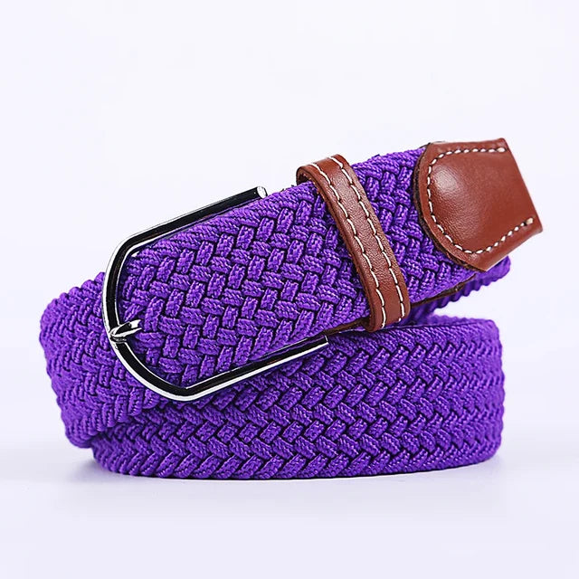 Stretchy Casual Belt Crafted from Elastic Fabric