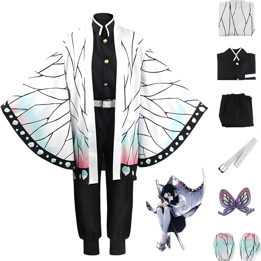 Authentic Japanese Kimono Costume Set for Cosplay Enthusiasts