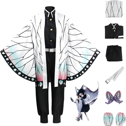 Authentic Japanese Kimono Costume Set for Cosplay Enthusiasts