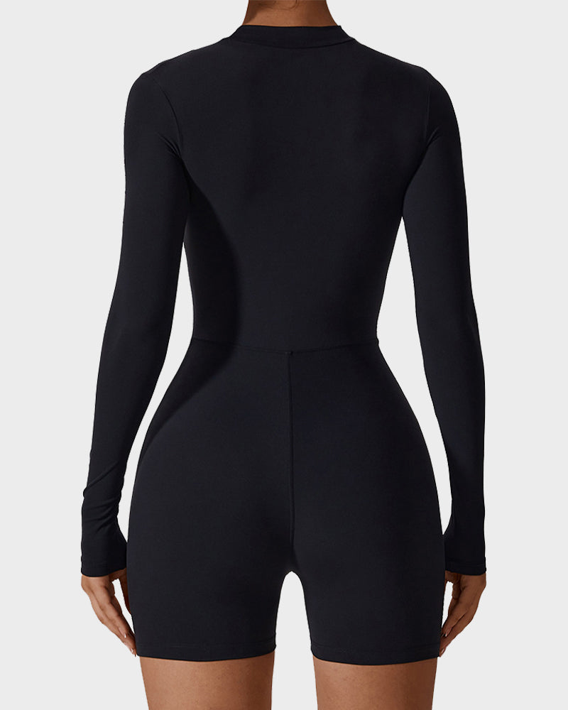 Lightweight Stylish Zip Jumpsuit Shorts | Essential for Comfort and Performance