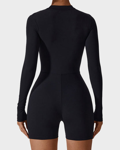 Lightweight Stylish Zip Jumpsuit Shorts | Essential for Comfort and Performance
