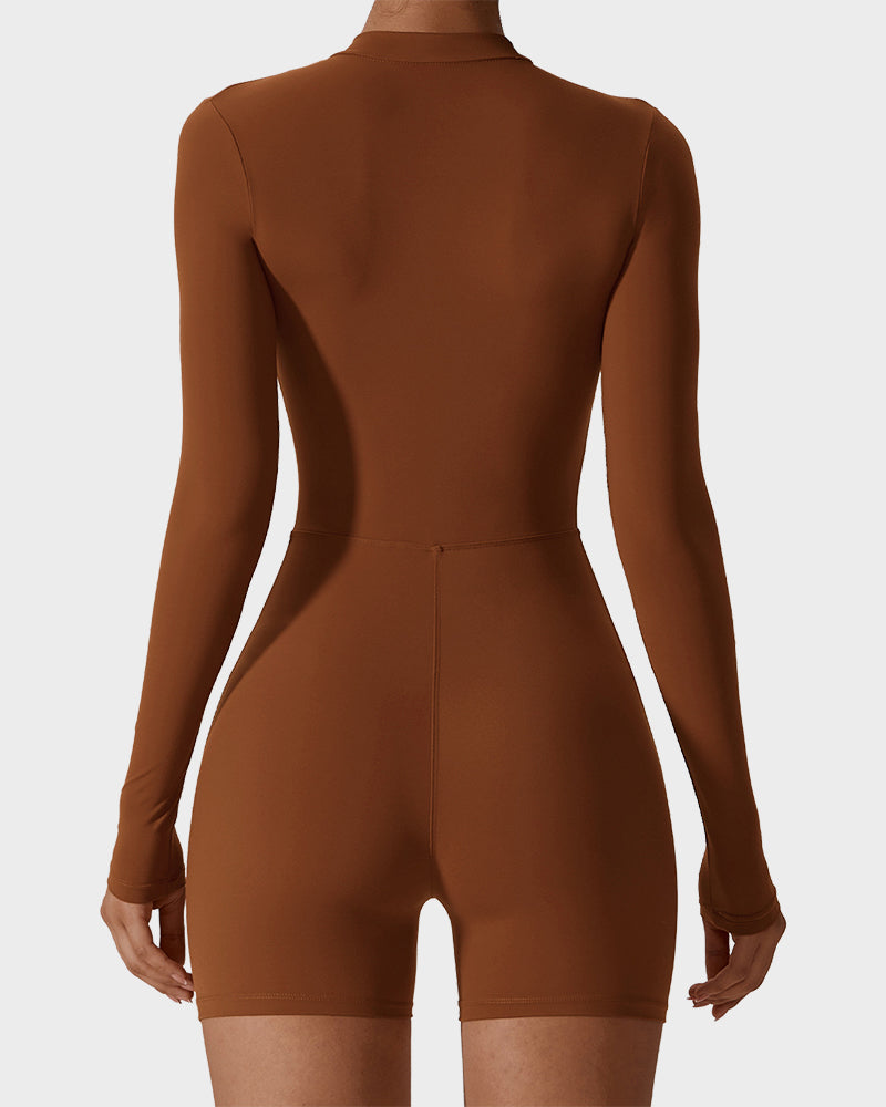 Lightweight Stylish Zip Jumpsuit Shorts | Essential for Comfort and Performance