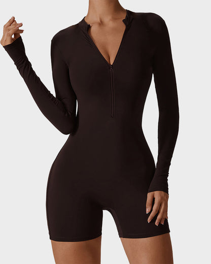 Lightweight Stylish Zip Jumpsuit Shorts | Essential for Comfort and Performance