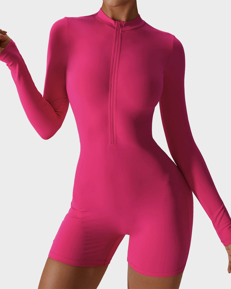 Lightweight Stylish Zip Jumpsuit Shorts | Essential for Comfort and Performance