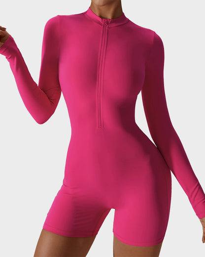Lightweight Stylish Zip Jumpsuit Shorts | Essential for Comfort and Performance