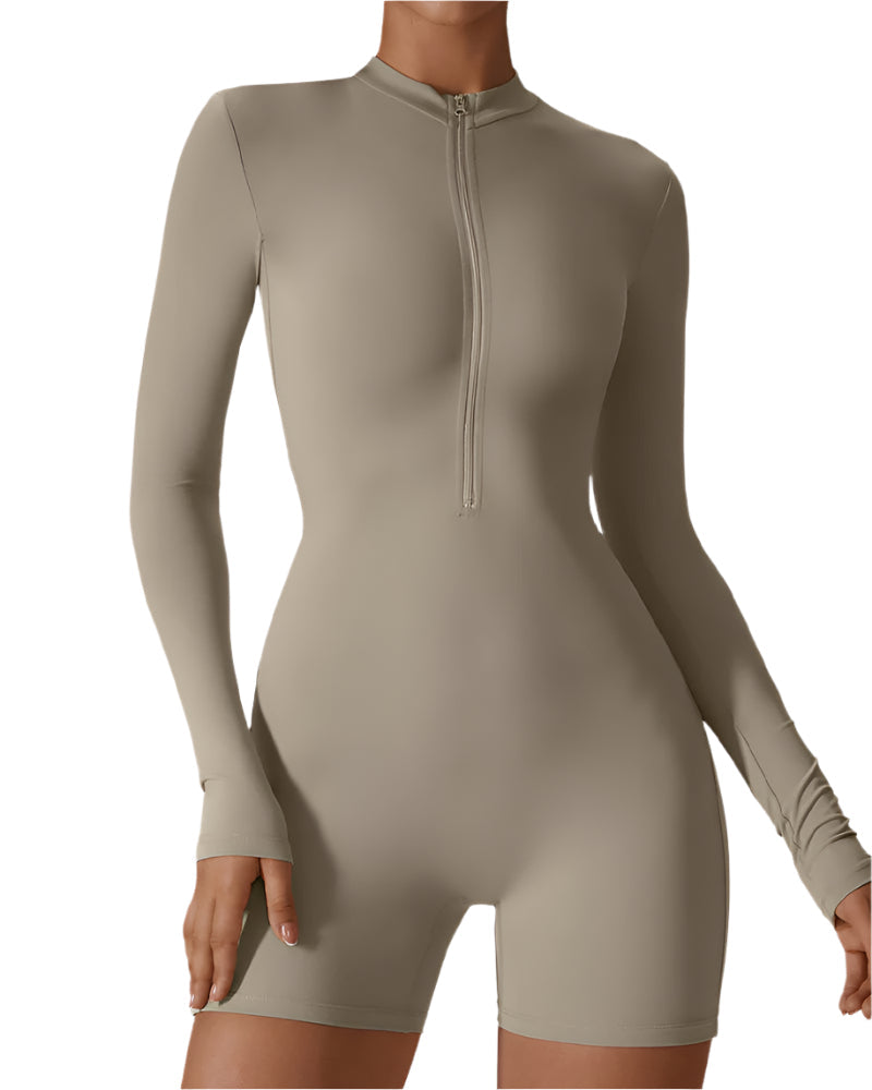 Lightweight Stylish Zip Jumpsuit Shorts | Essential for Comfort and Performance