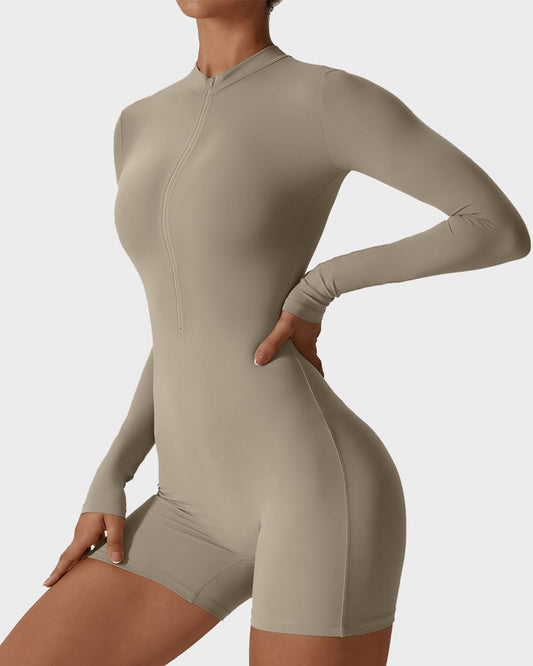 Lightweight Stylish Zip Jumpsuit Shorts | Essential for Comfort and Performance