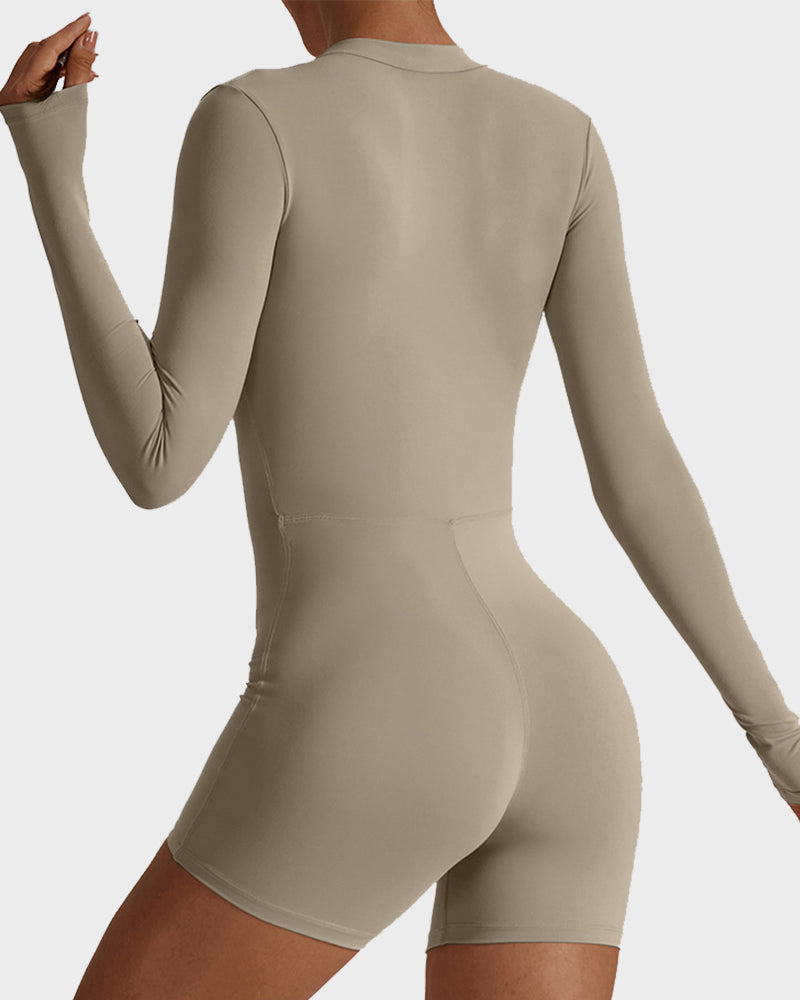 Lightweight Stylish Zip Jumpsuit Shorts | Essential for Comfort and Performance