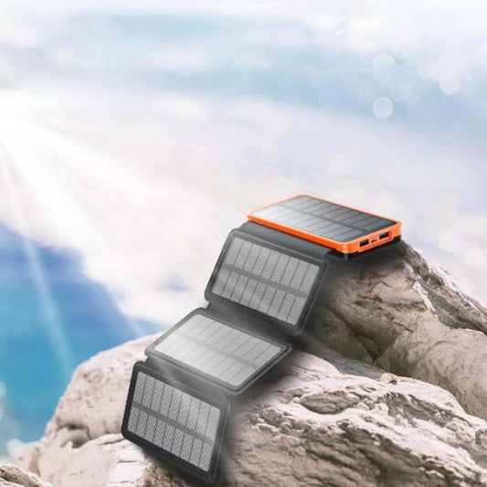 25000mAh Solar Charger - High-Capacity Power Bank