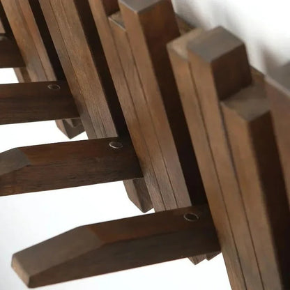 Coat Hook Rack Made from Natural Wood
