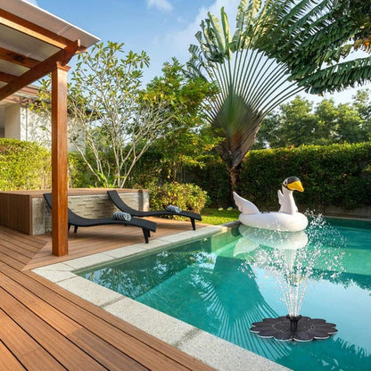 Flower-Shaped Water Fountain for Ponds and Pools