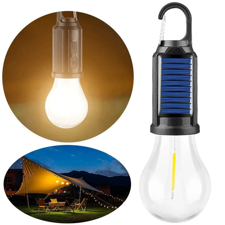 Rechargeable Solar Camping Light with Hook