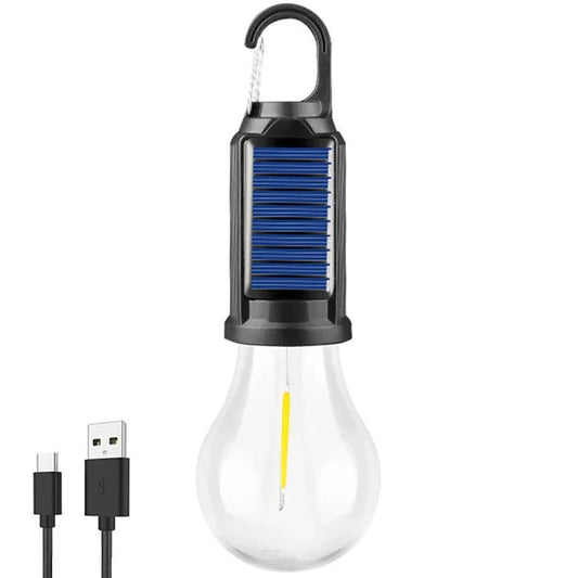 Rechargeable Solar Camping Light with Hook