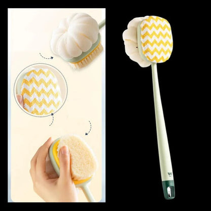 Exfoliating Bath Brush with Body Scrubber