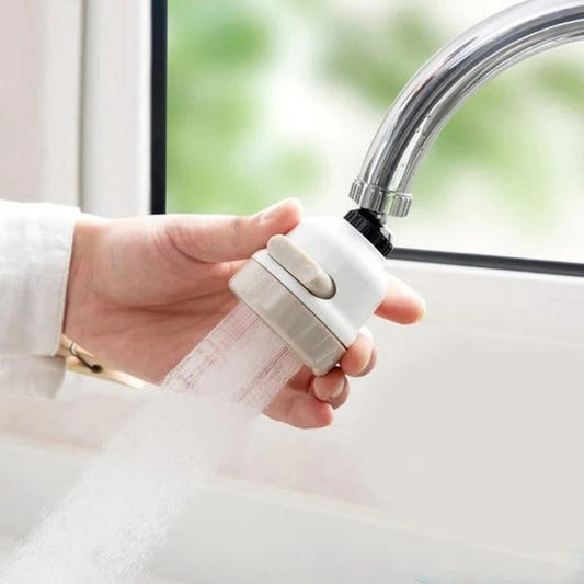 3-Function Spray Faucet Attachment with Rotating Design