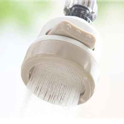 3-Function Spray Faucet Attachment with Rotating Design