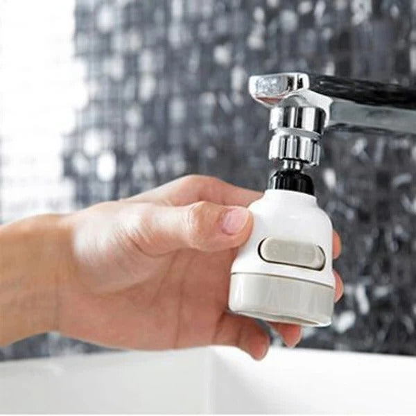 3-Function Spray Faucet Attachment with Rotating Design