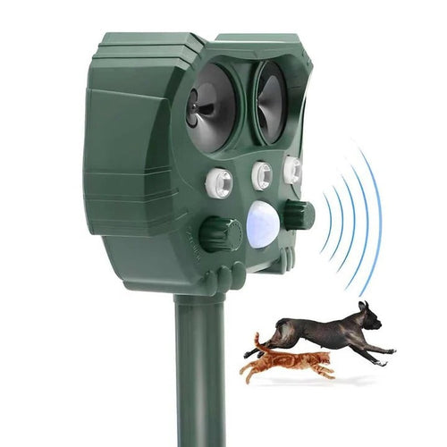 Ultrasound and Noise Sonar Deterrent Repellent Device