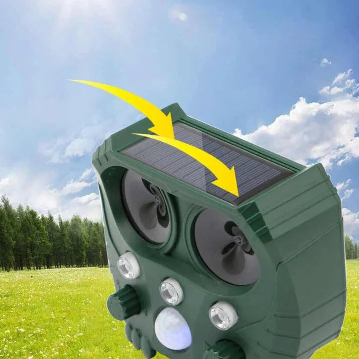 Ultrasound and Noise Sonar Deterrent Repellent Device