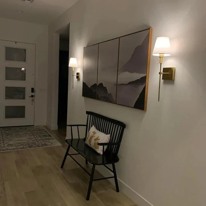 Set of 2 Rechargeable Wireless Wall Lights