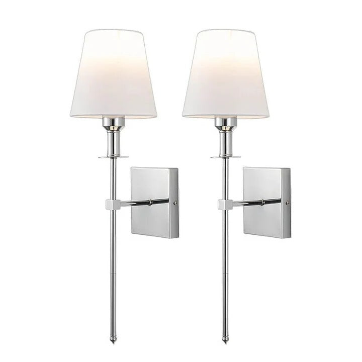 Set of 2 Rechargeable Wireless Wall Lights