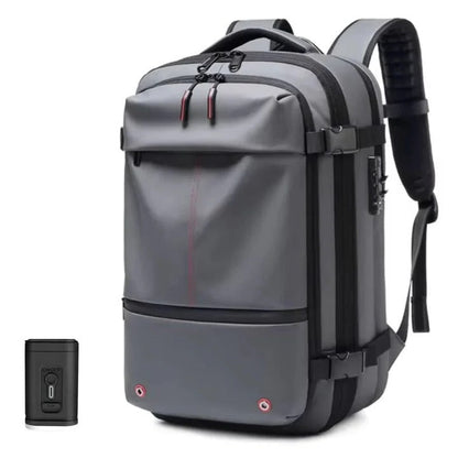 Travel Backpack with Vacuum Sealing Feature