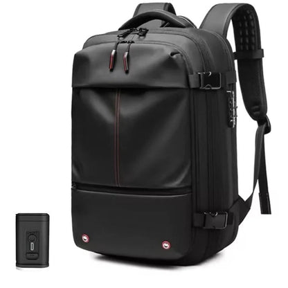 Travel Backpack with Vacuum Sealing Feature