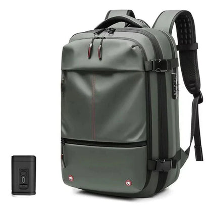 Travel Backpack with Vacuum Sealing Feature