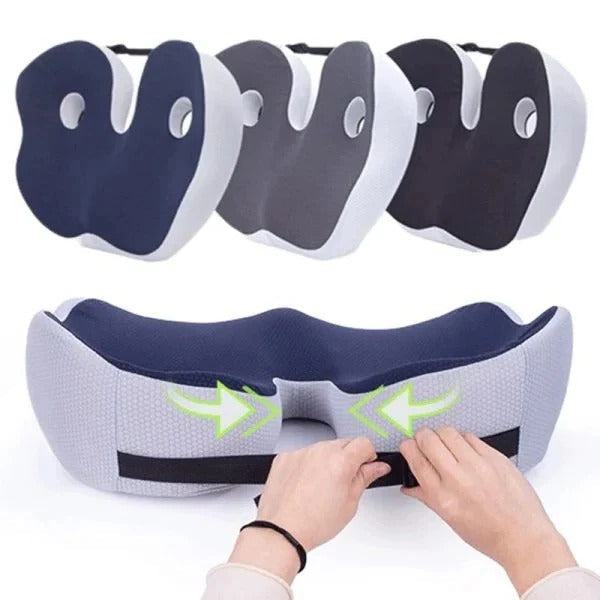 Comfort Seat Cushion for Posture Support During Extended Sitting