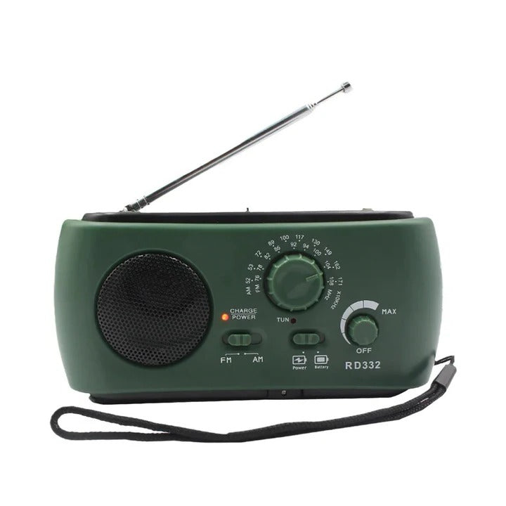 Emergency Portable Radio for Outdoor and Travel Use