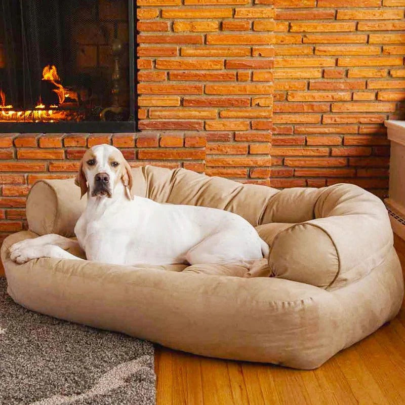 Raised-Sided Orthopedic Beds for Dogs