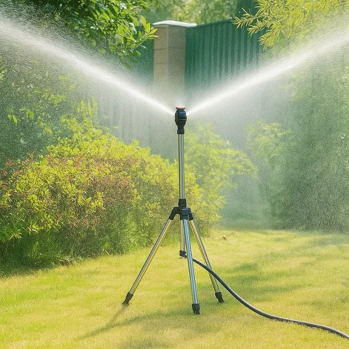 Rotating Tripod Sprinkler with High Pressure System