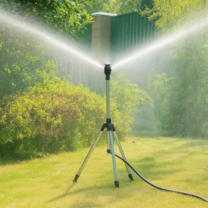 Rotating Tripod Sprinkler with High Pressure System