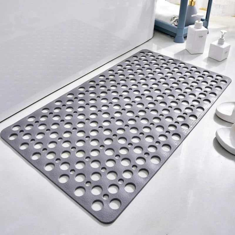 Drainage Hole Shower Mat with Non-Slip Design