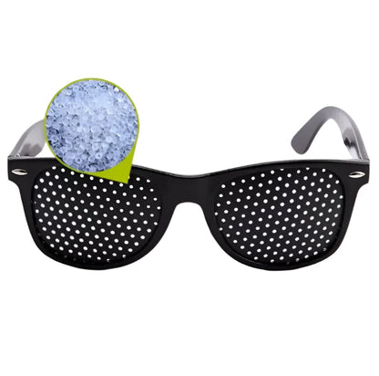 Corrective Pinhole Glasses for Vision Improvement
