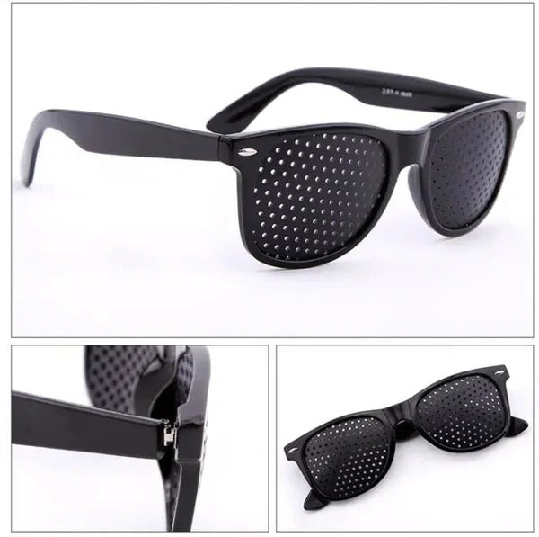 Corrective Pinhole Glasses for Vision Improvement
