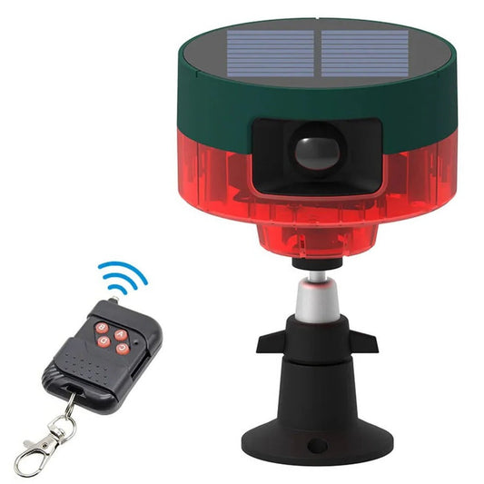 360-Degree Solar Animal Repeller for Birds, Pigeons, Boars, Rabbits, and Deer