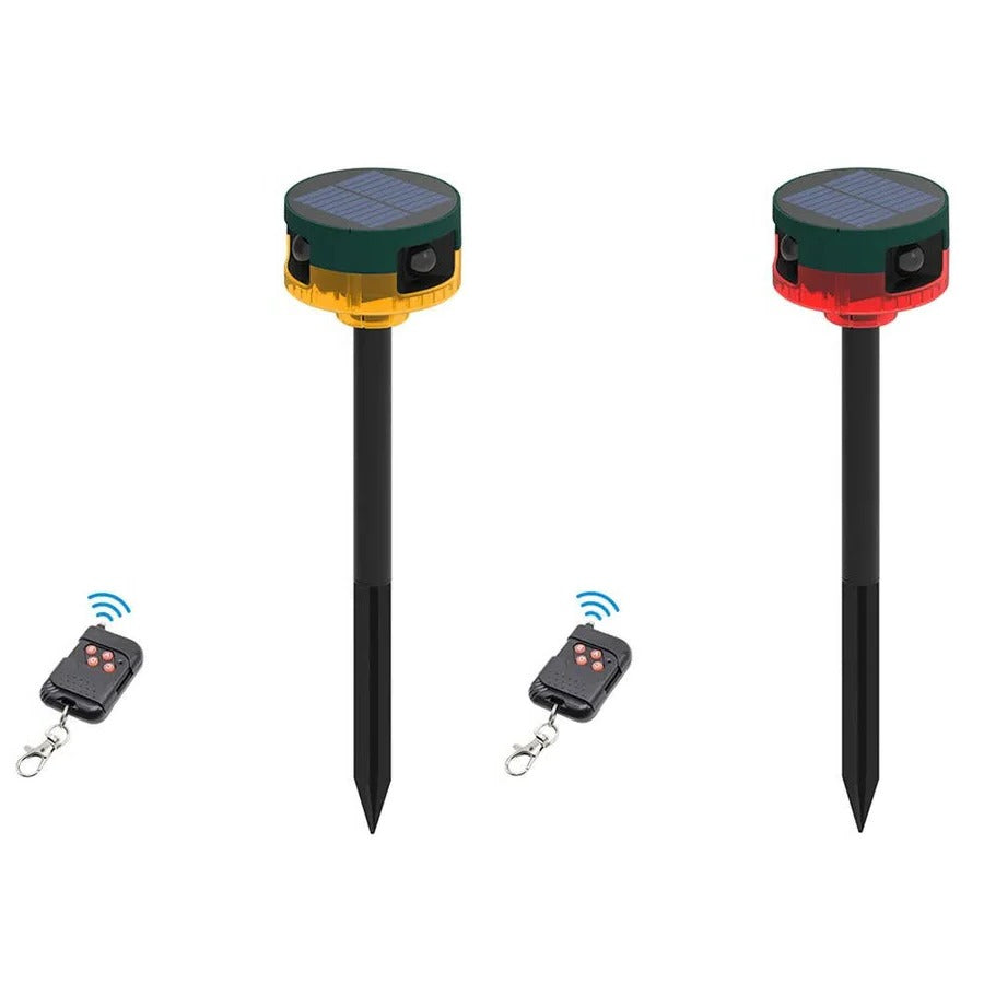 360-Degree Solar Animal Repeller for Birds, Pigeons, Boars, Rabbits, and Deer