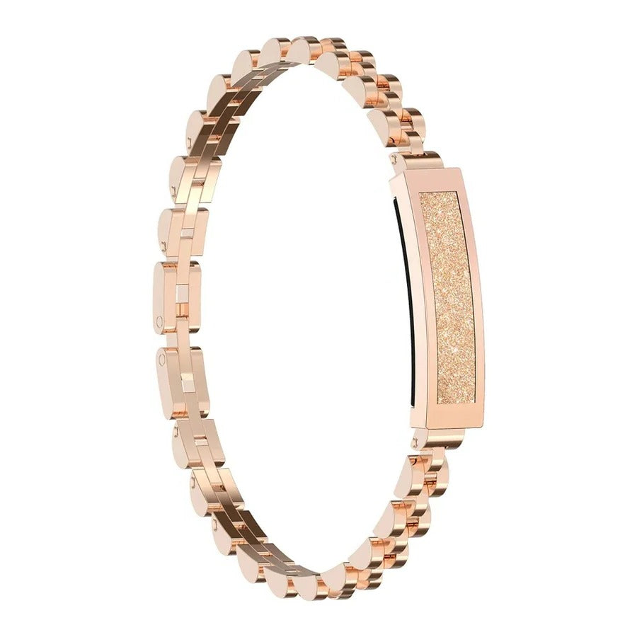 Women’s Fitness Tracker Bracelet – Chain Design with Heart Rate, Sleep, Activity Monitoring