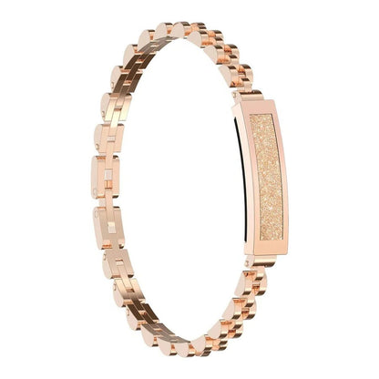 Women’s Fitness Tracker Bracelet – Chain Design with Heart Rate, Sleep, Activity Monitoring