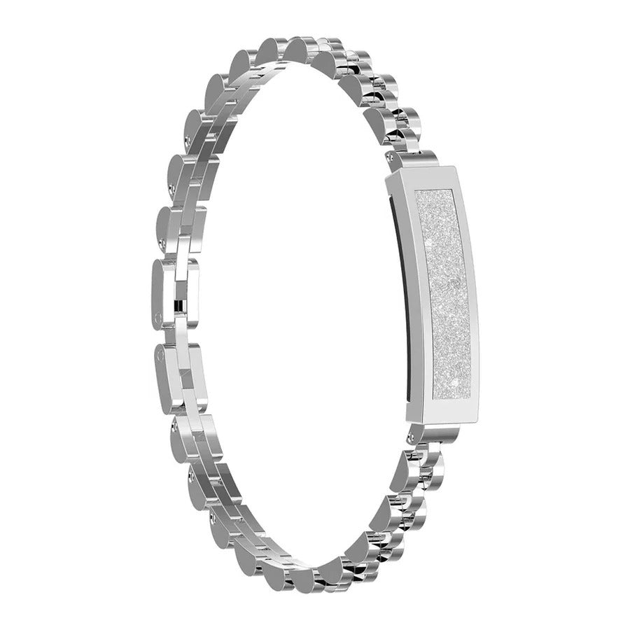Women’s Fitness Tracker Bracelet – Chain Design with Heart Rate, Sleep, Activity Monitoring