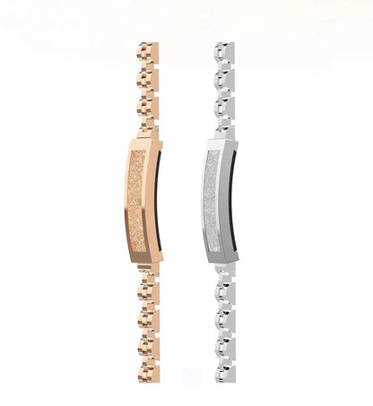Women’s Fitness Tracker Bracelet – Chain Design with Heart Rate, Sleep, Activity Monitoring