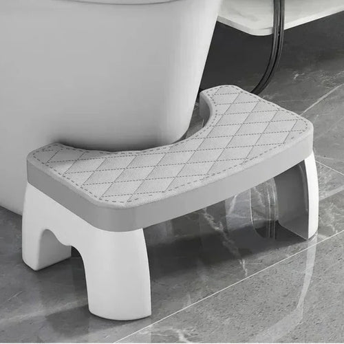 Ergonomic Toilet Stool with Non-Slip Surface – Compact and Sturdy PP Plastic