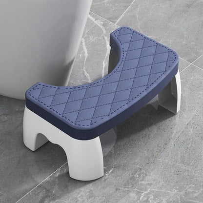 Ergonomic Toilet Stool with Non-Slip Surface – Compact and Sturdy PP Plastic