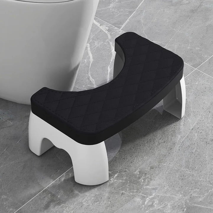 Ergonomic Toilet Stool with Non-Slip Surface – Compact and Sturdy PP Plastic