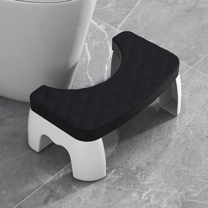 Ergonomic Toilet Stool with Non-Slip Surface – Compact and Sturdy PP Plastic