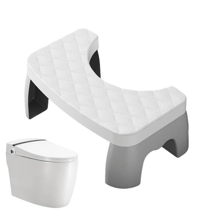 Ergonomic Toilet Stool with Non-Slip Surface – Compact and Sturdy PP Plastic