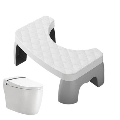 Ergonomic Toilet Stool with Non-Slip Surface – Compact and Sturdy PP Plastic